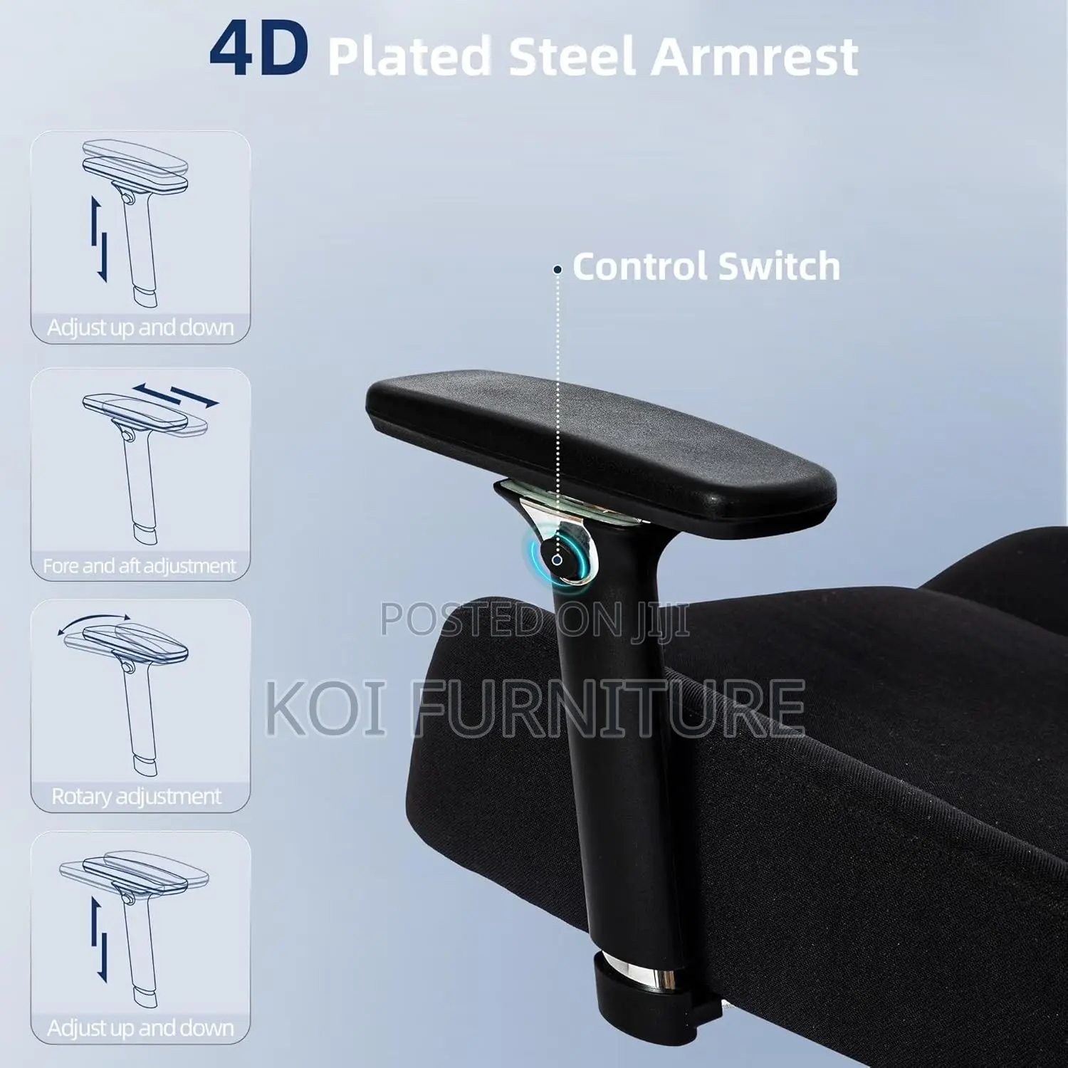 Office Chairs; High Back Orthopedic Office Fabric Chair