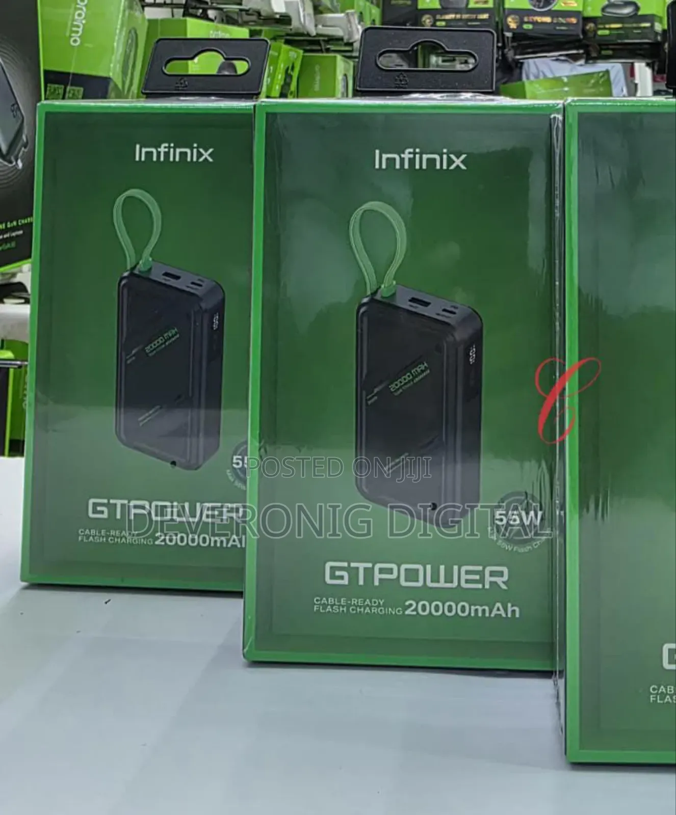 Infinix Gtpower *55w*Xp20gt 20000mah Flash *Charge Laptop* Power Bank