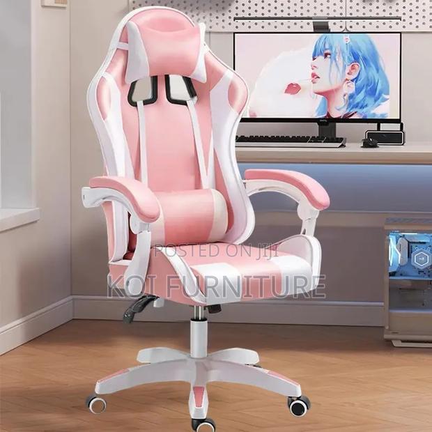 Office Chair; ;Leather Ergonomic Racing Chairs for Streamers and Gamer - thumbnail 6