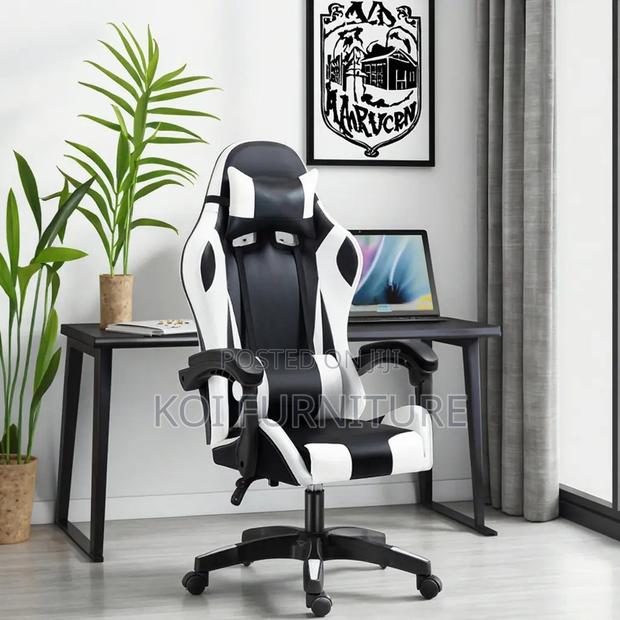 Office Chair; ;Leather Ergonomic Racing Chairs for Streamers and Gamer - thumbnail 9