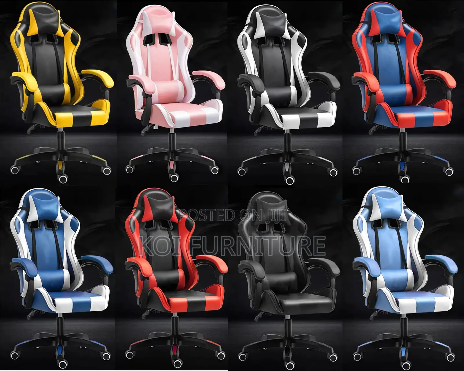 Office Chair; ;Leather Ergonomic Racing Chairs for Streamers and Gamer