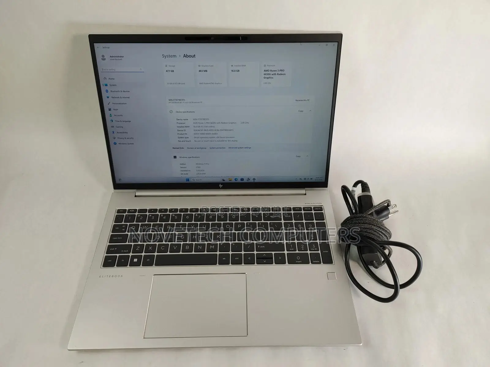 Laptop HP EliteBook 860 G9 8GB AMD Ryzen 5 SSD 512GB