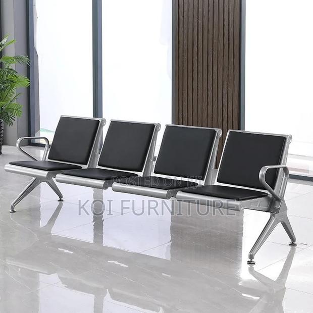 Office Bench; Three Seaters Office Reception Wait Area Bench - thumbnail 2