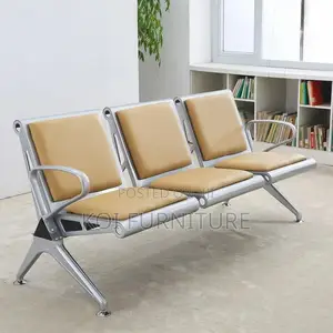 Office Bench; Three Seaters Office Reception Wait Area Bench