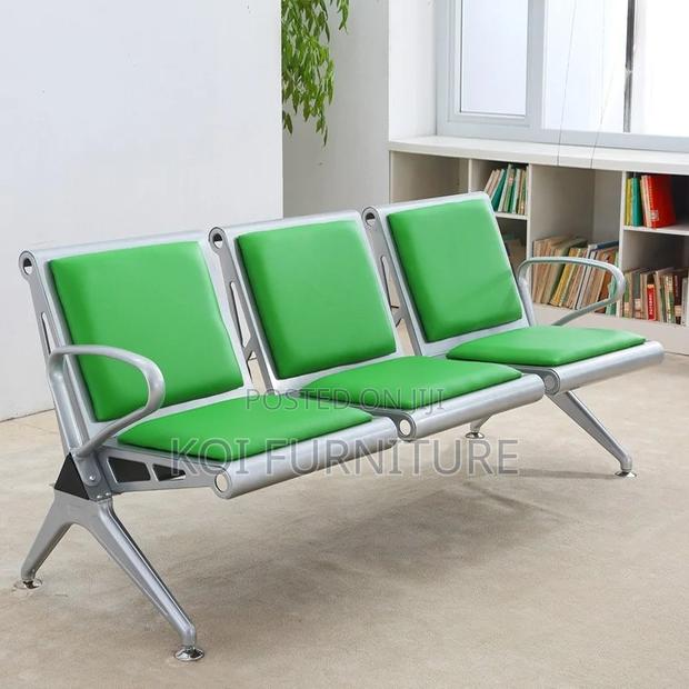Office Bench; Three Seaters Office Reception Wait Area Bench - thumbnail 6