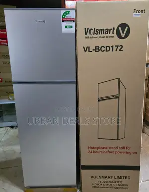108 L Silver Volsmart Double Door Refrigerator