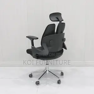Office Chair; Orthopedic High Back Seat With Dual Backrest