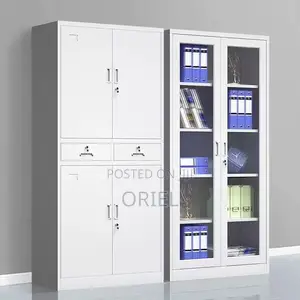 Office Cabinet : 4-Door , 2-Drawers Office Steel Lockable Cabinet