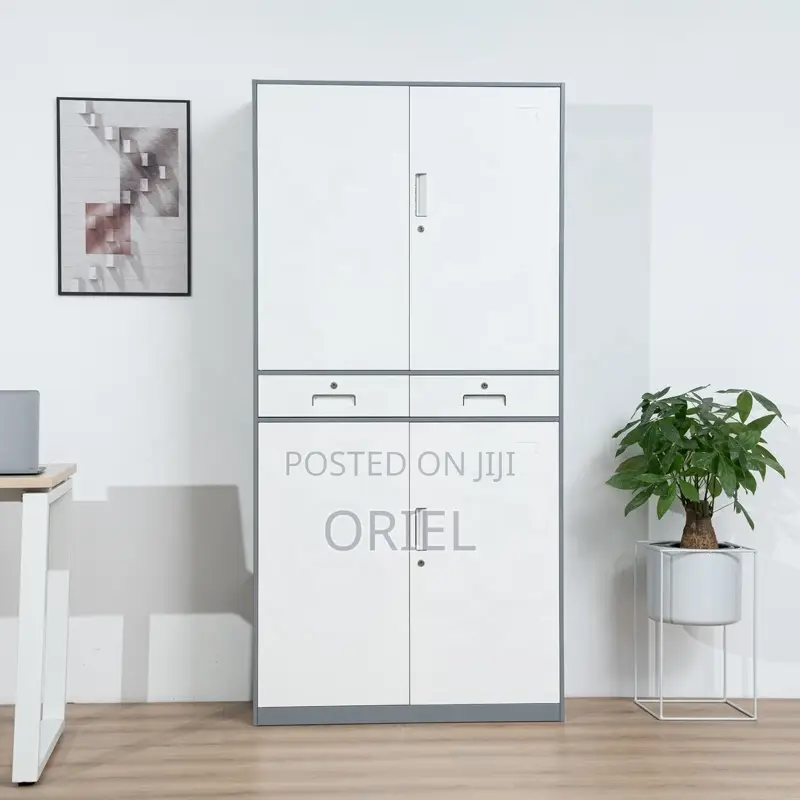 Office Cabinet : 4-Door , 2-Drawers Office Steel Lockable Cabinet