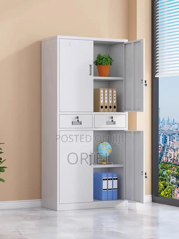 Office Cabinet : 4-Door , 2-Drawers Office Steel Lockable Cabinet