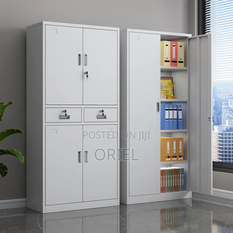 Office Cabinet : 4-Door , 2-Drawers Office Steel Lockable Cabinet