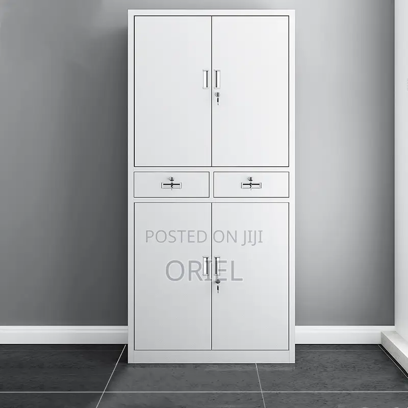 Office Cabinet : 4-Door , 2-Drawers Office Steel Lockable Cabinet