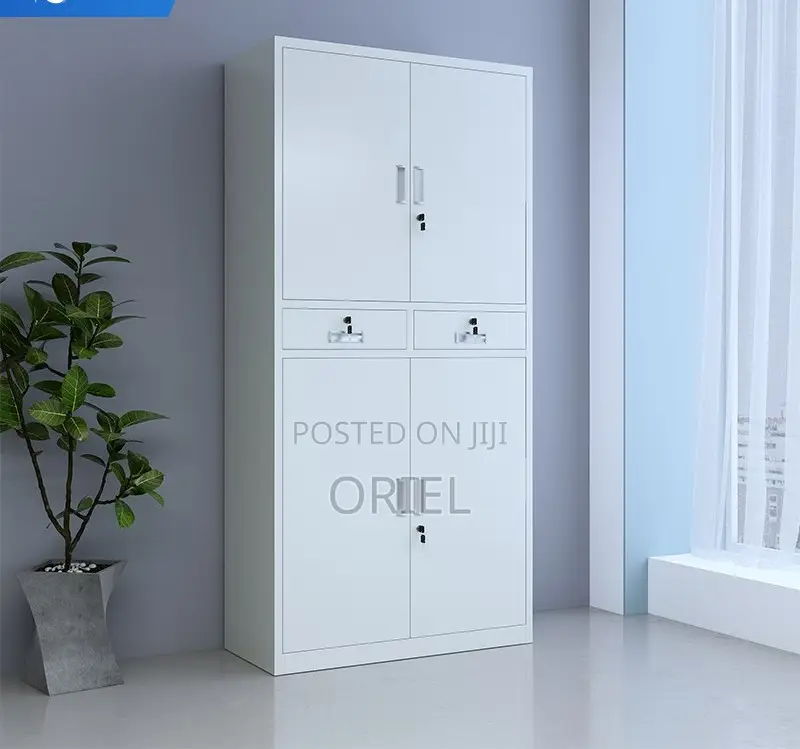 Office Cabinet : 4-Door , 2-Drawers Office Steel Lockable Cabinet
