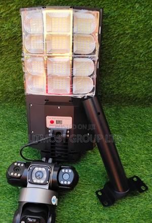 Solar Powered 4g Security Camera Triple Lens Outdoor CCTV - thumbnail 2