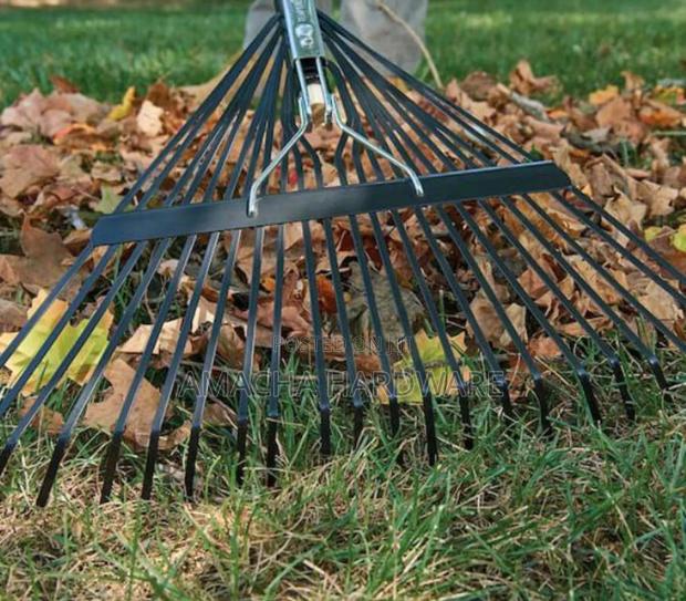 Adjustable Metallic Leaf Rake