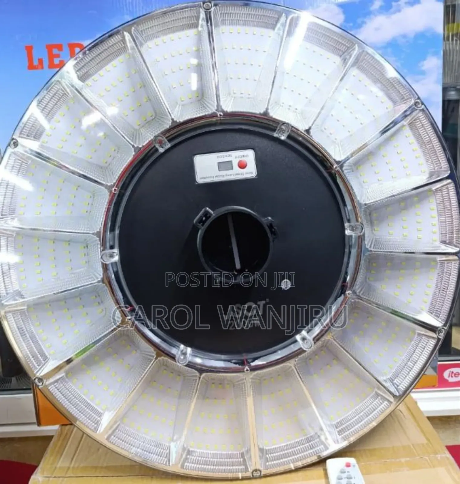 2000w Ufo Solar Round Street Light/2000q Solar Light Battery
