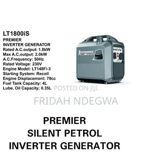 Premier Silent Petrol Inverter Generator Lt1800is