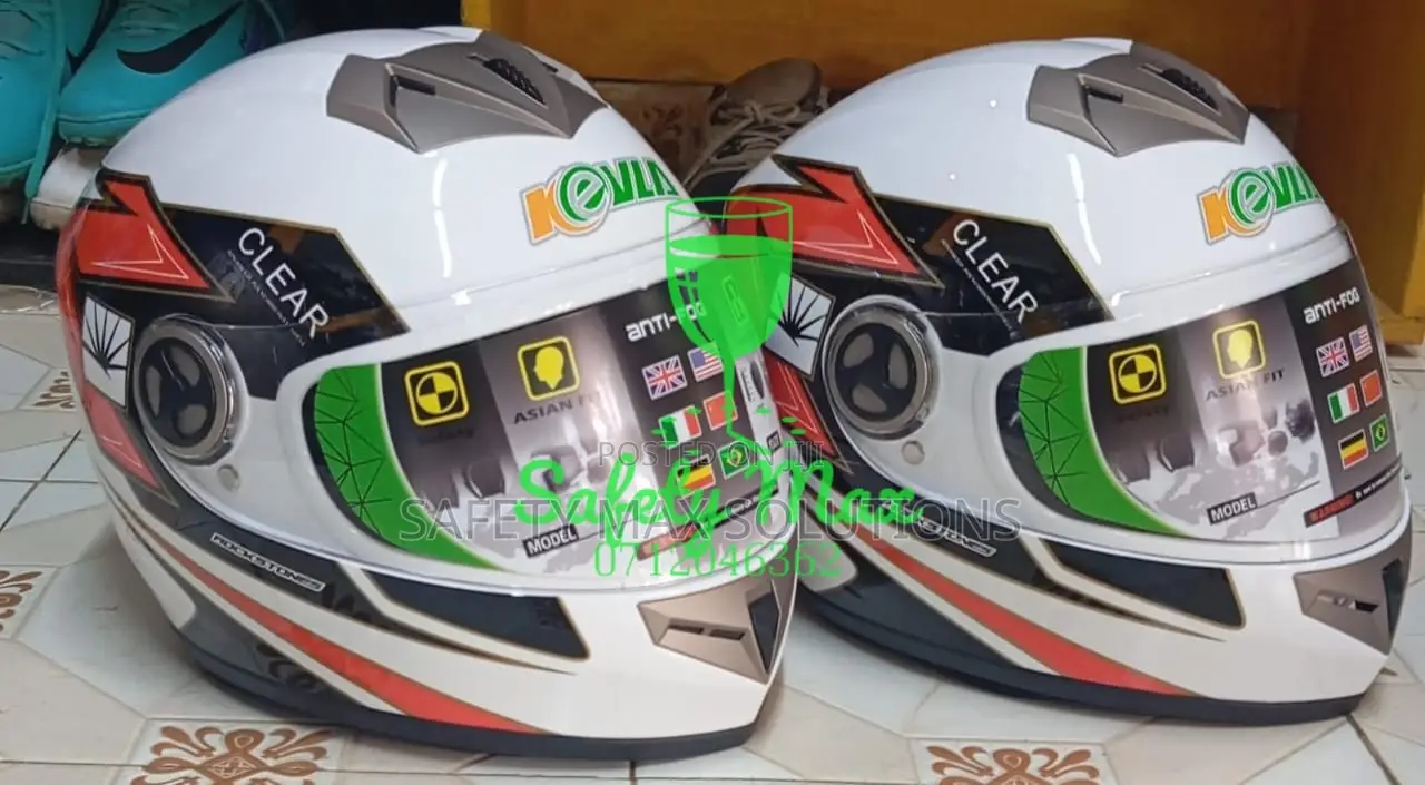 Kevla Full Face Helmets/Motorbike Riding Helmet Warm Neck
