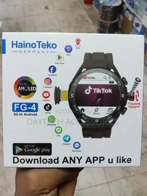 The Hainoteko Fg-4 Is a 5g Android Smartwatch