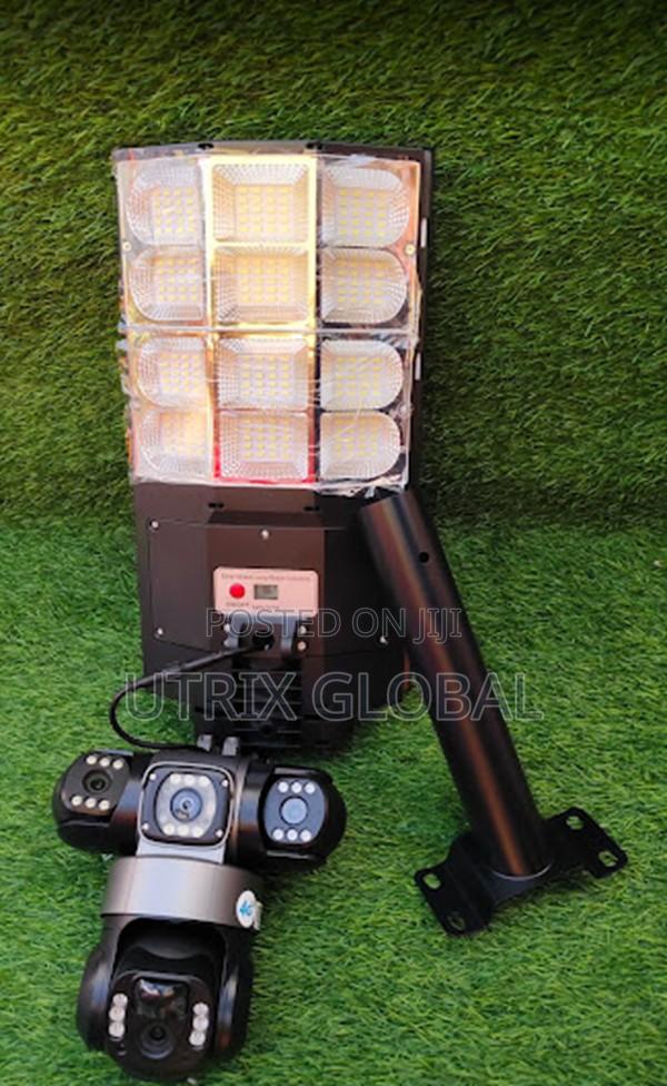 Solar 4g Cctv Camera Triple Lens With App Remote Control