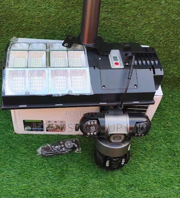 180w Solar Security Camera 4g Triple Lens Motion Detection - main view