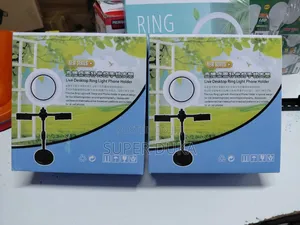 Live Desktop Ring Light Phone Holder.