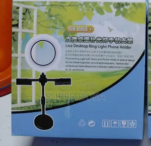Live Desktop Ring Light Phone Holder.