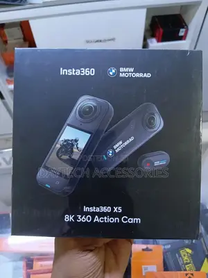 The Insta360 X5 BMW Motorrad Edition Action Camera.