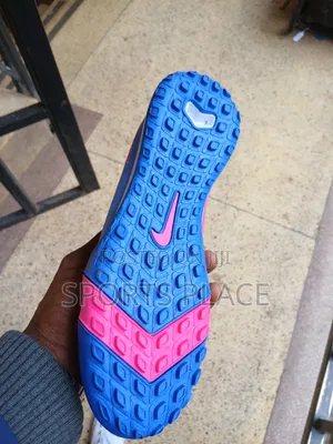 Air Zoom Electric Blue Soccer Trainers