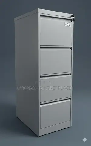 4-Drawer Vertical Steel Filing Cabinet