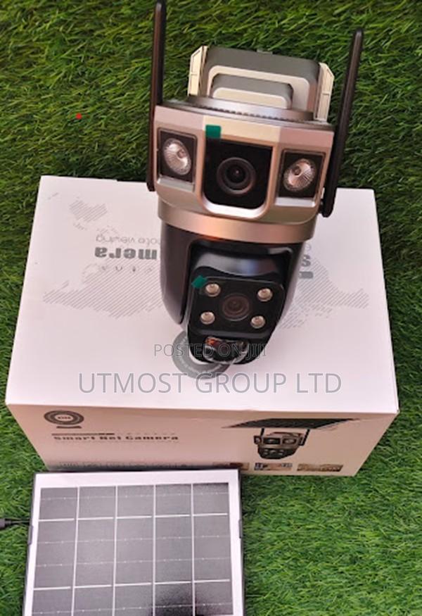 Solar Dual Lens 4g Camera With Motion Tracking and Alarm