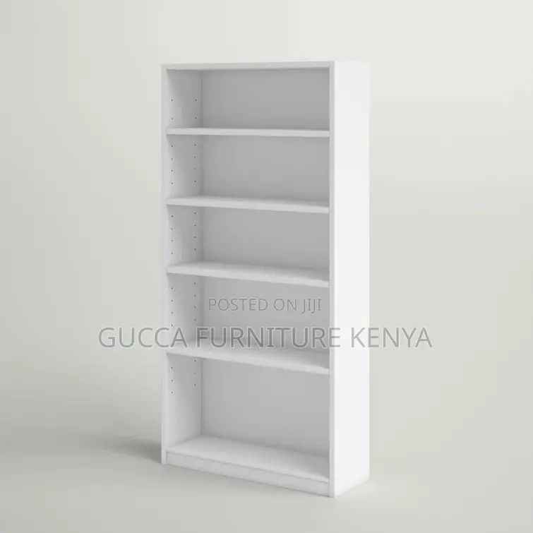 Customized 5-tier Wooden Shelving Bookshelf