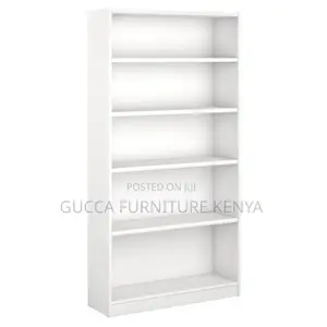 Customized 5-tier Wooden Shelving Bookshelf