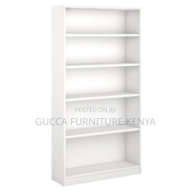 Customized 5-tier Wooden Shelving Bookshelf