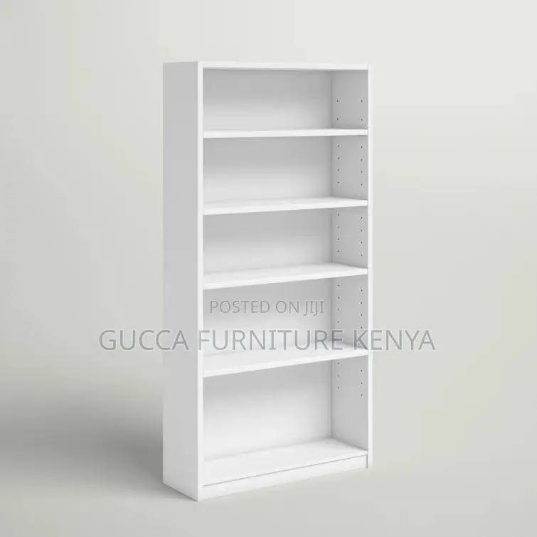 Customized 5-tier Wooden Shelving Bookshelf
