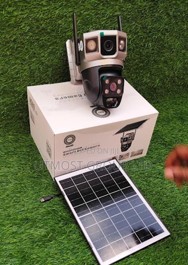 Outdoor Dual Lens Solar 4g Camera With Phone Monitoring