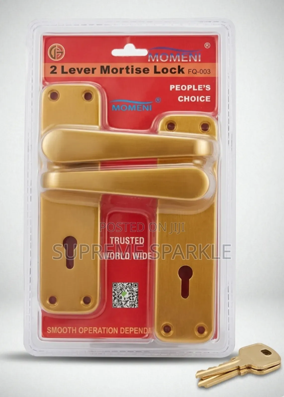 Momeni 2 Lever Mortise Lock, Model Fq-003,