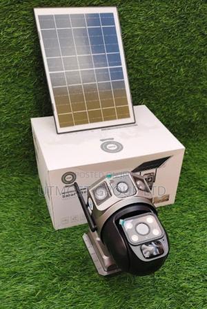 4g Solar Dual Lens CCTV Camera With Floodlight and Alarm - thumbnail 2