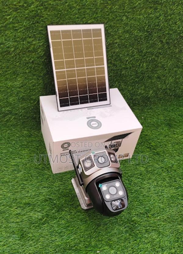 Dual Lens 4g Solar Camera With Night Vision and Motion Alert - main view