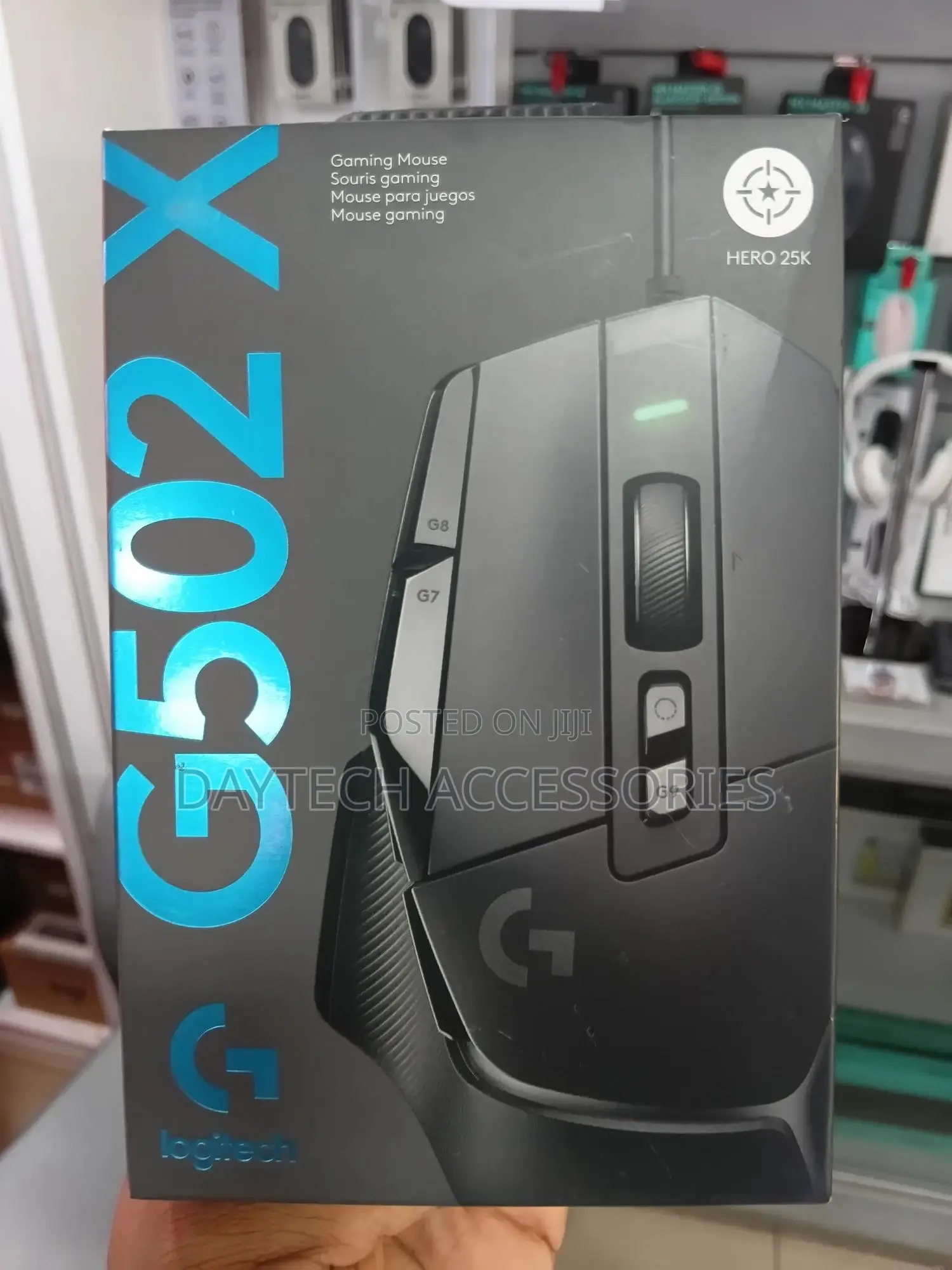 This Is a Logitech G502 X Wired Gaming Mouse.