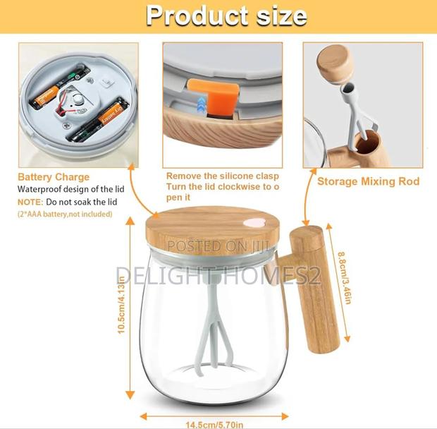 400ml Automatic Mixing Cup--Pa - thumbnail 4