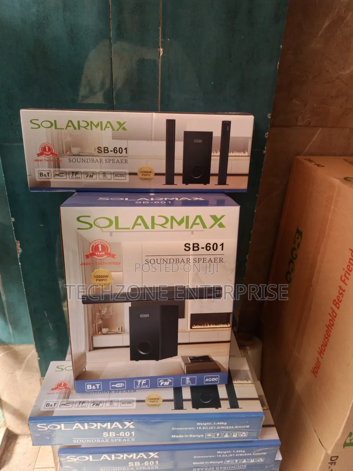 Solarmax Sb-601 Is a 2.1-Channel Multimedia Soundbar System 60w 
