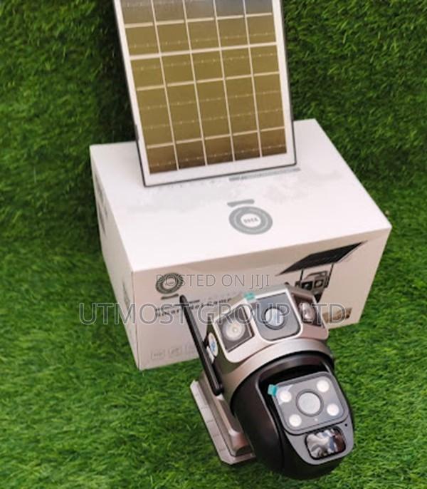 Wireless Solar 4g Dual Lens Security Camera for Home and Farm - main view