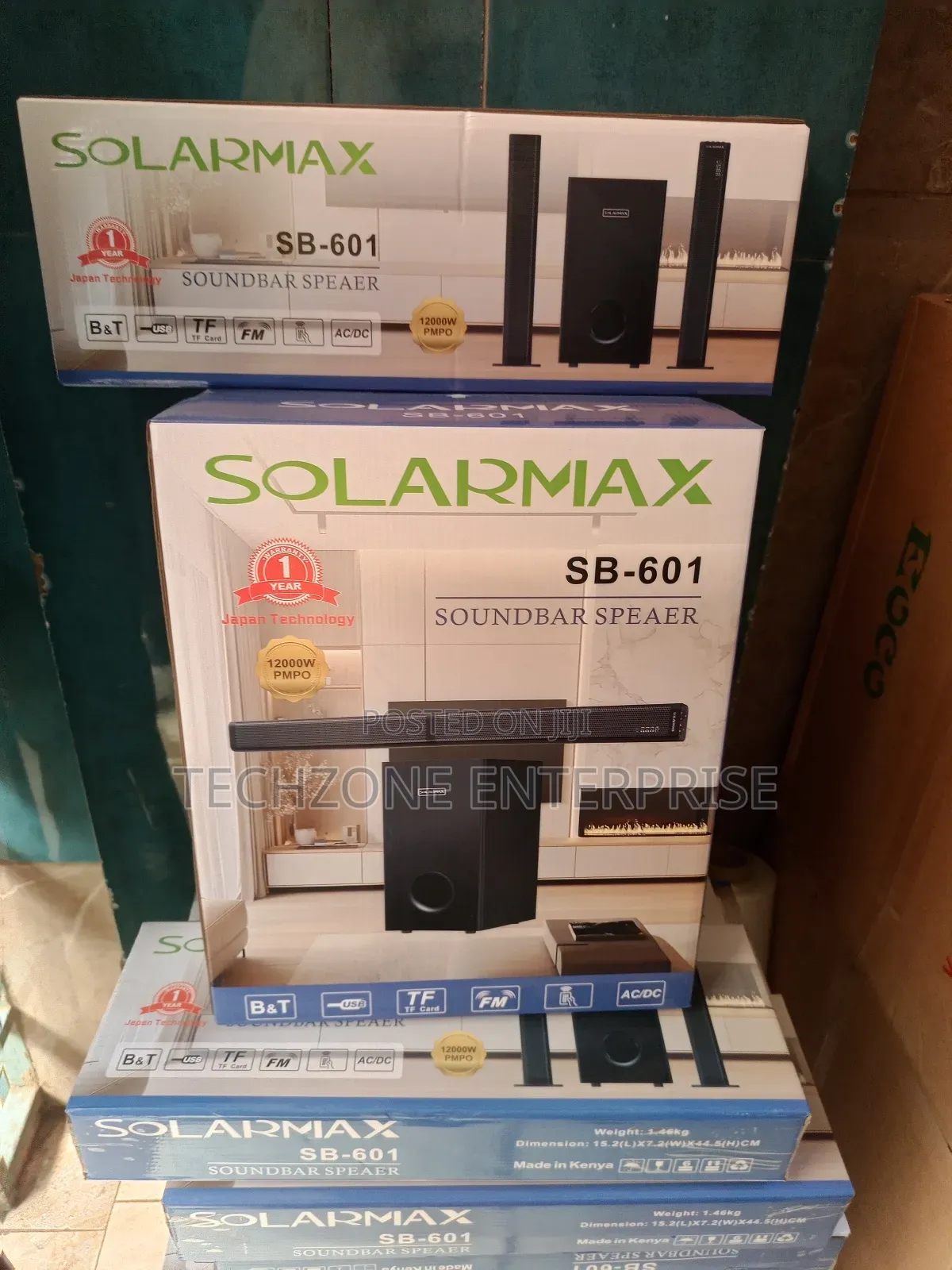 Solarmax Sb-601 Is a 2.1-Channel Soundbar System Deep Bass 