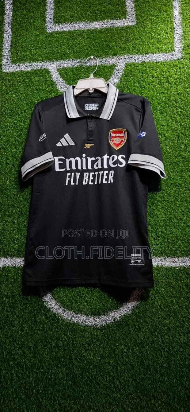 Arsenal Black Polo Concept Kit.