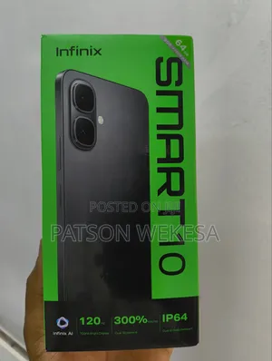New Infinix Smart 10 64 GB Black