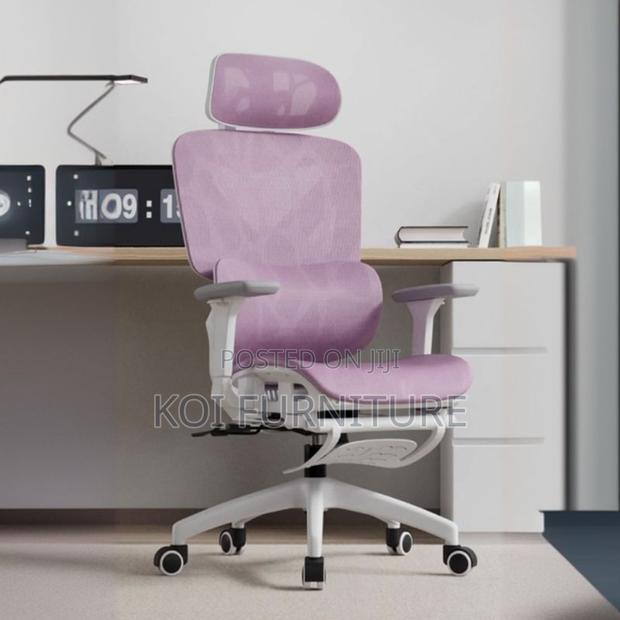 Office Chair; Orthopedic High Back Seat With Lumbar Support - thumbnail 9