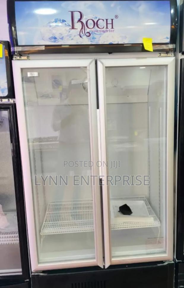 505 Litres Roch Vertical Showcase Model RSF-680-O (Side by Size) - main view