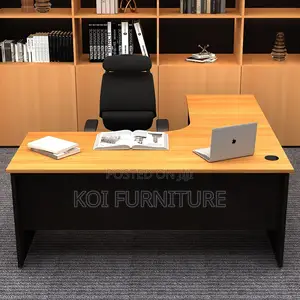 Office Desk; Curved Executive Home Office Desk