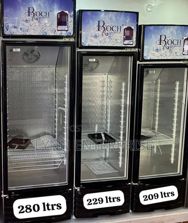 280 Litres Roch Vertical Showcase Model RSF-350-O Refrigerator - main view